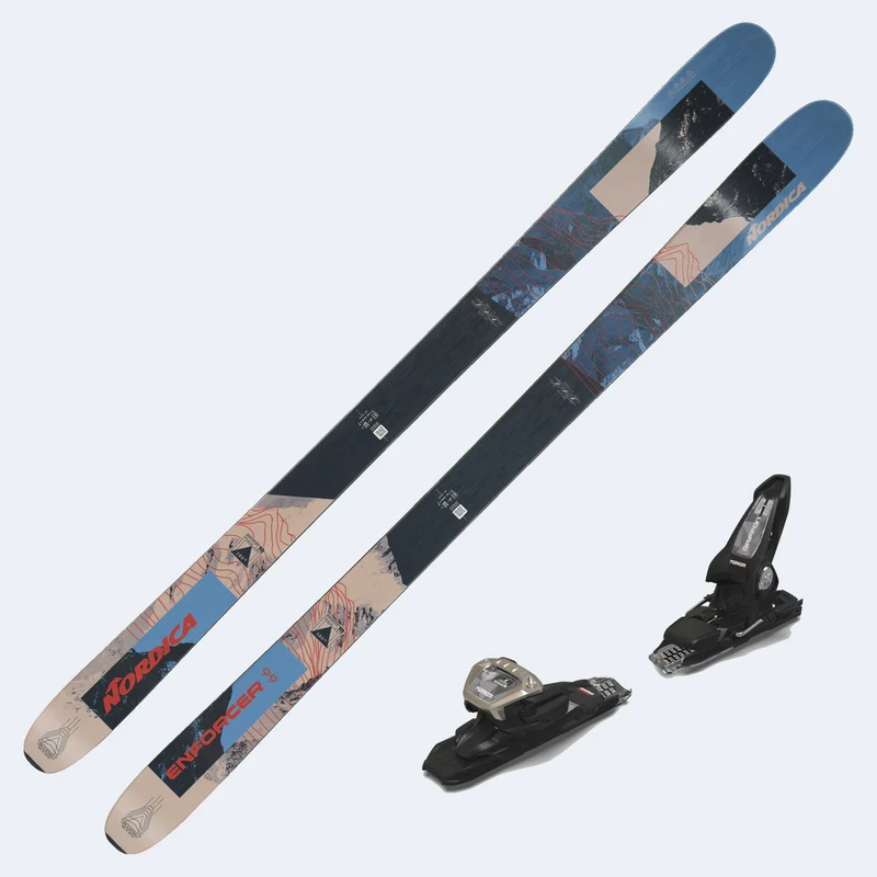 2027 Nordica Enforcer 99 Skis with Marker Griffon 13D Demo Bindings