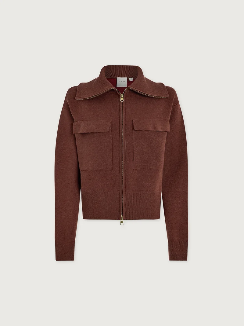 Horan Zip Through Knit Jacket