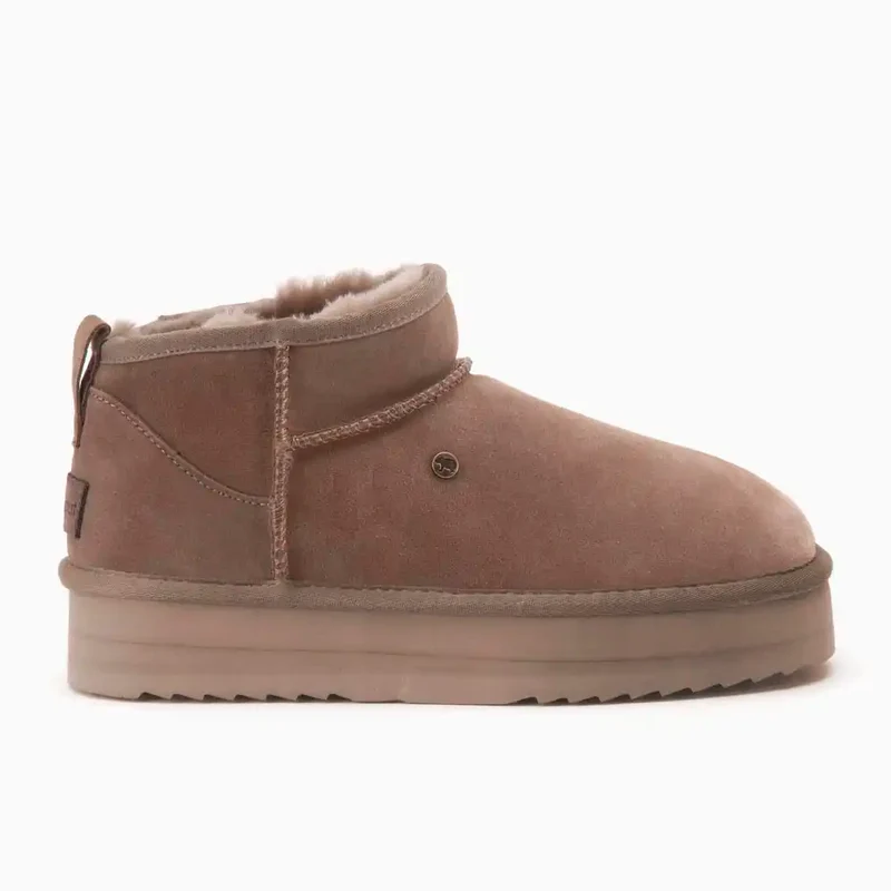 Durack Dames Suède Boot Plateau Mud