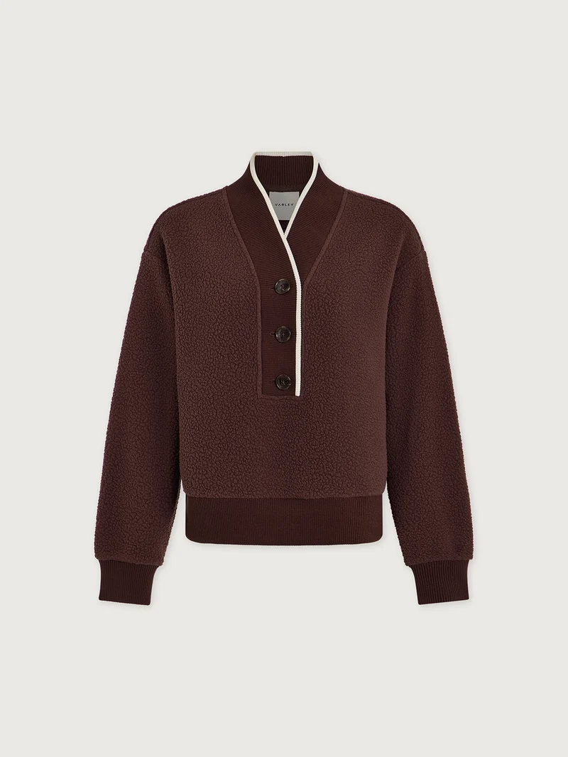 Brenna Button Neck Fleece