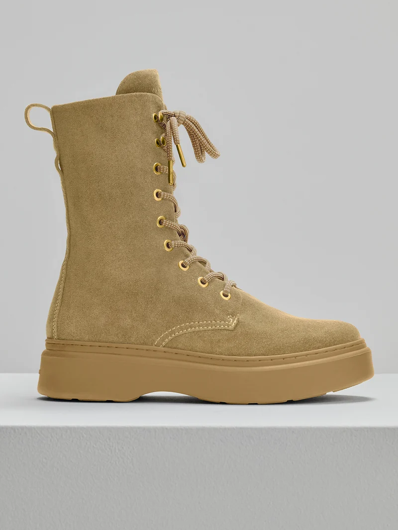 Arno Lace Up Suede Boot