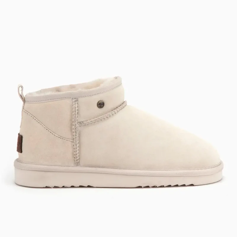 Durack Dames Suède Boot Ivory