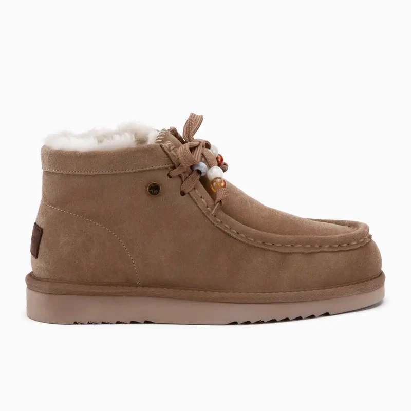 Yeppoon Dames Suède Boot Beads Sand