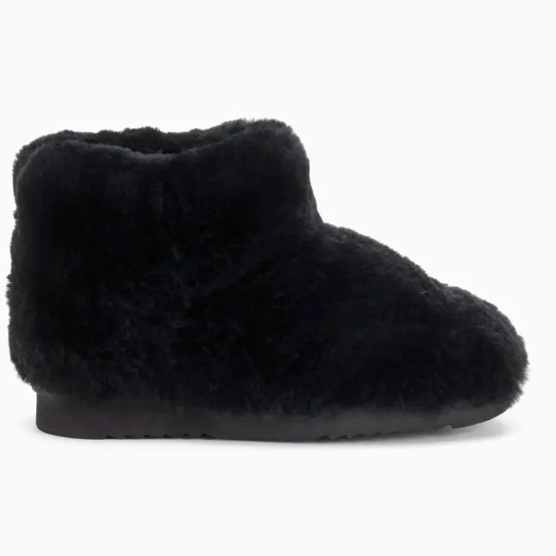 Wallaby Dames Boot Wool Black
