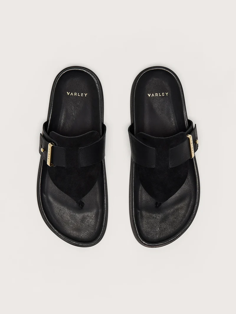 Suna Suede Toe Post Sandal