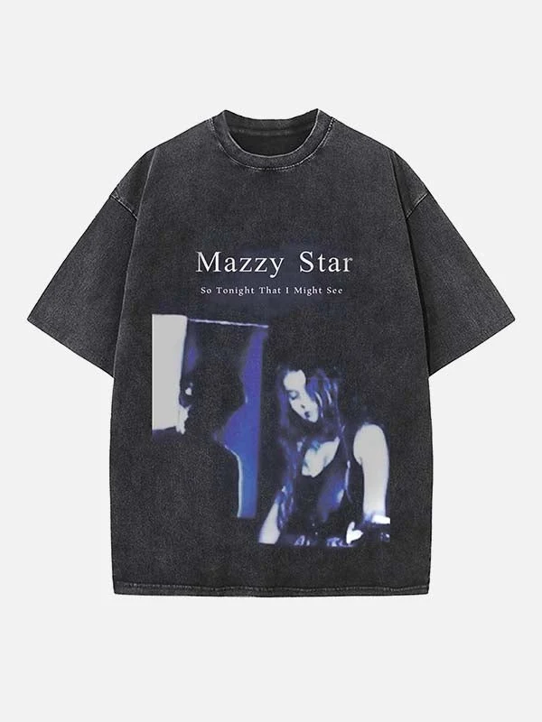 Goth wazige droompop print t-shirt