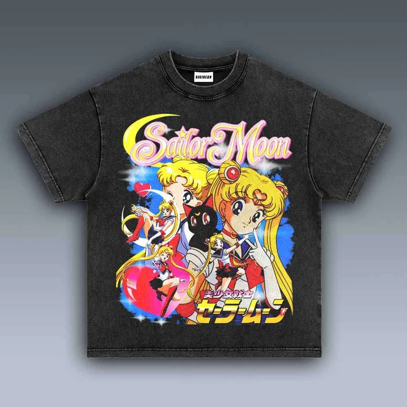 Goth Lunar Guardian Vintage Wash T-shirt
