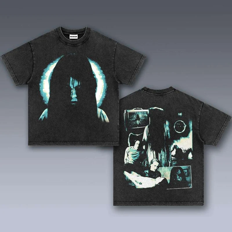 Goth Cursed Tape Vintage Wash T-shirt
