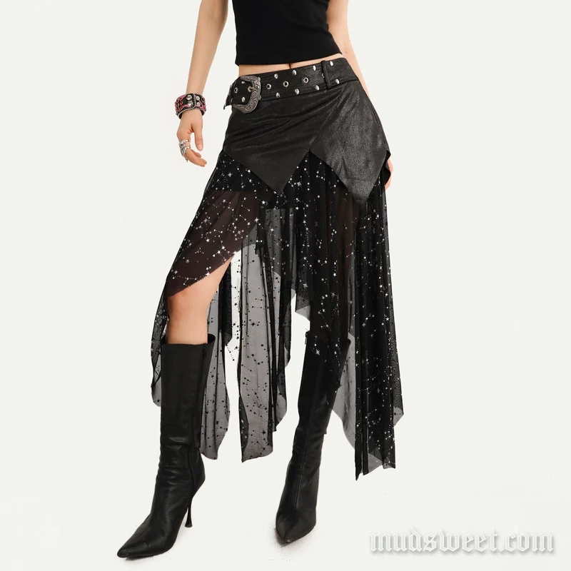 Grunge V-hals top zonder rug