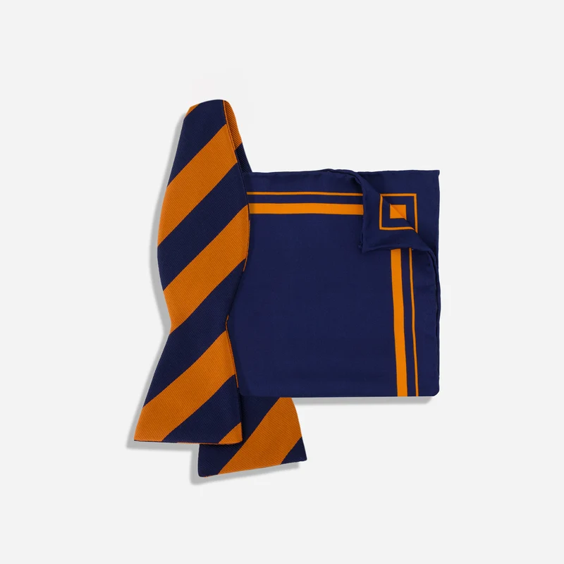 Alma Mater Heritage Orange Bow Tie Set