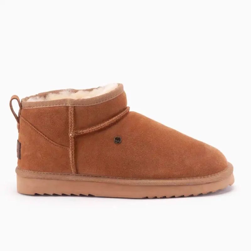 Durack Dames Suède Boot Cognac