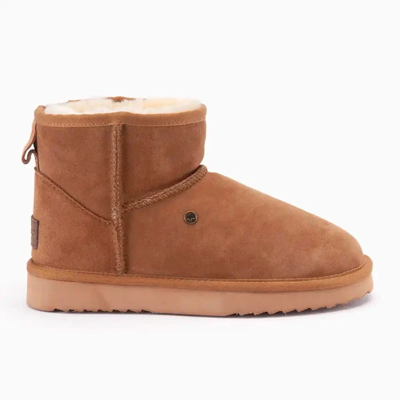 Wallaby Dames Suède Boot Cognac