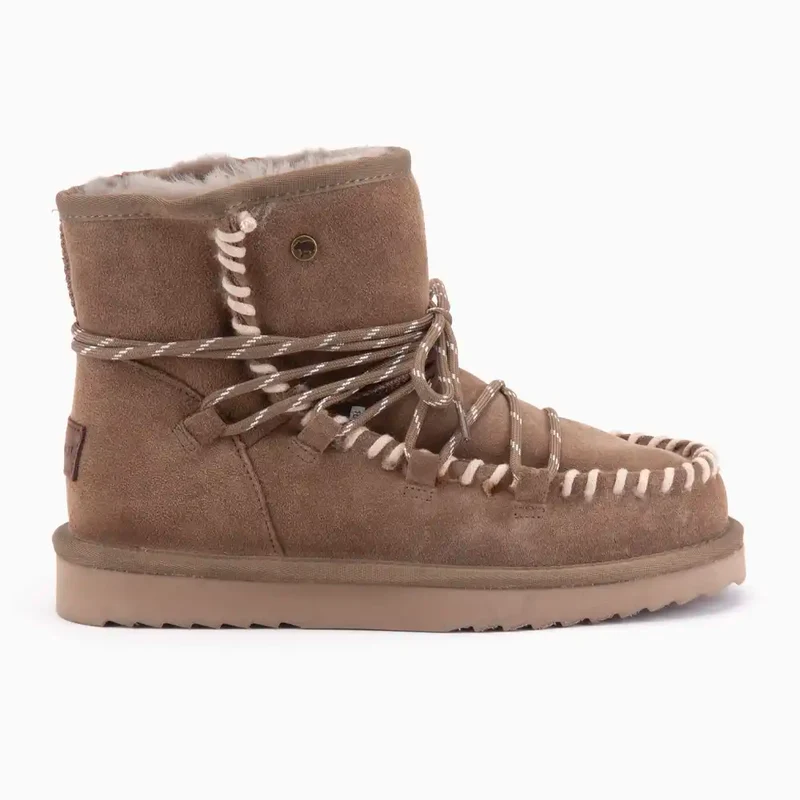 Kalbarri Dames Suède Lace Boot Mud