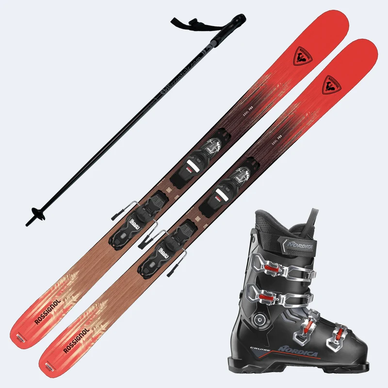 2027 Rossignol Soul Pro Skis with Nordica Cruise M Boots and Poles