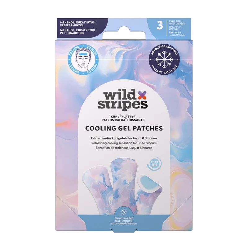 Wild Stripes Cooling Patches Moonlight Glow 3 stuks