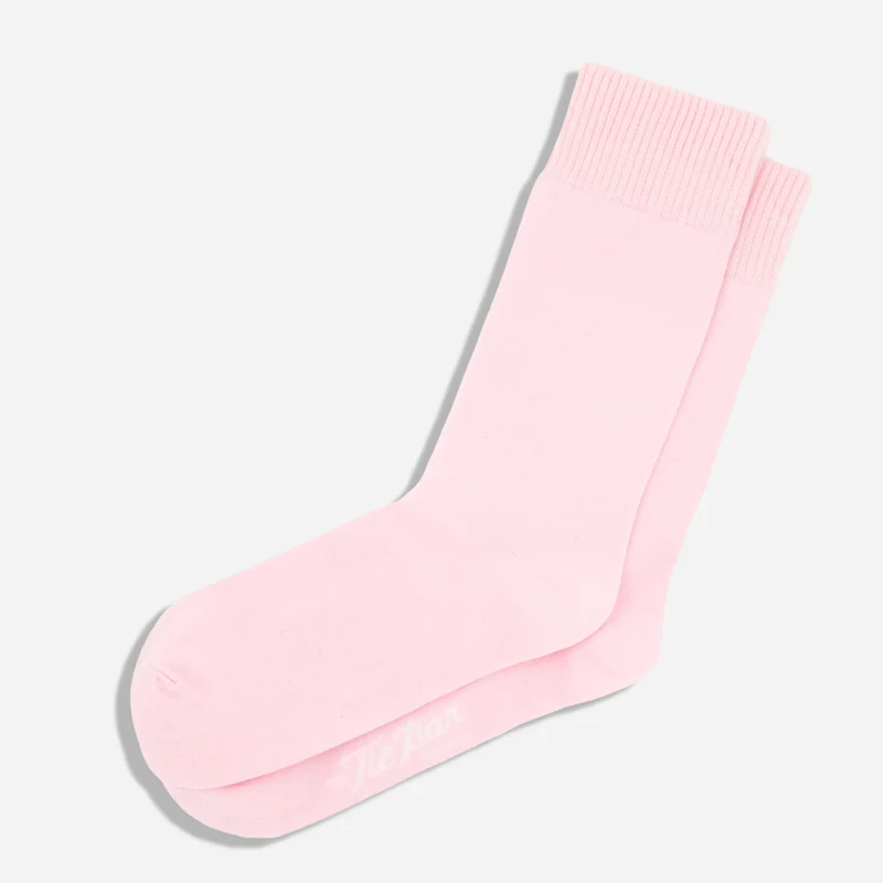 Kinzie Solid Light Pink Dress Socks