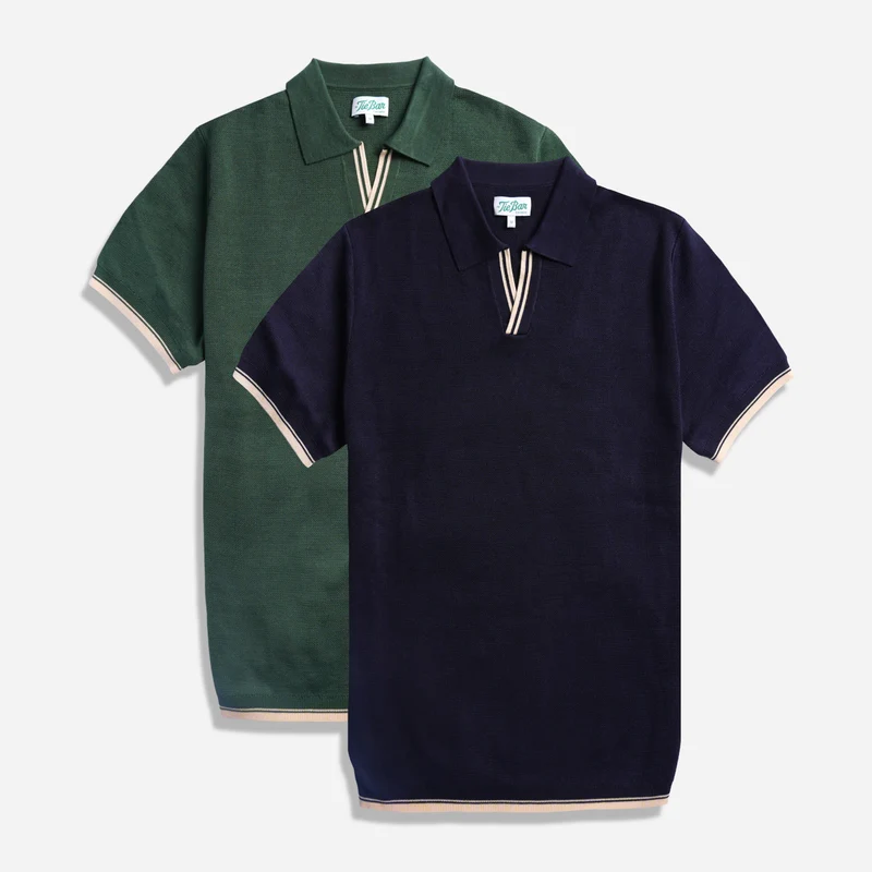 Heritage Tipped Polo Set