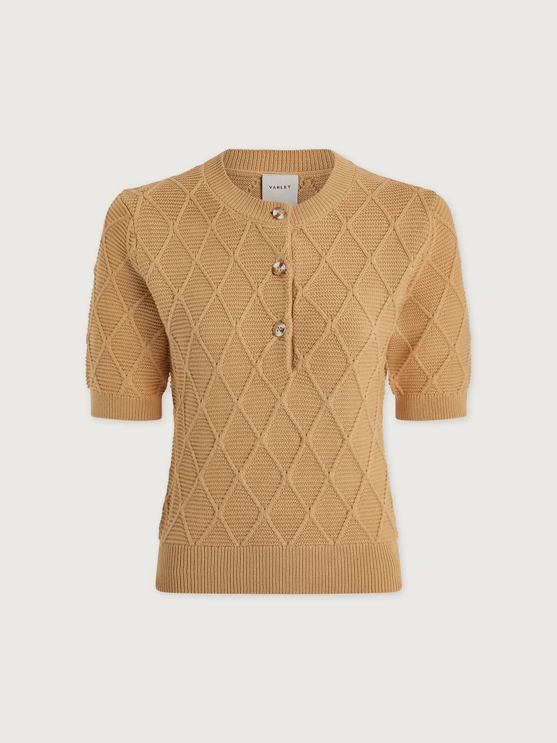 Merryn Diamond Knit Top