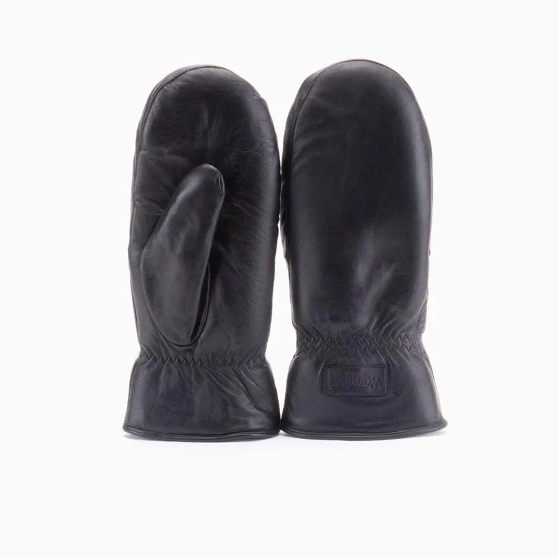 Wanten dames leather black