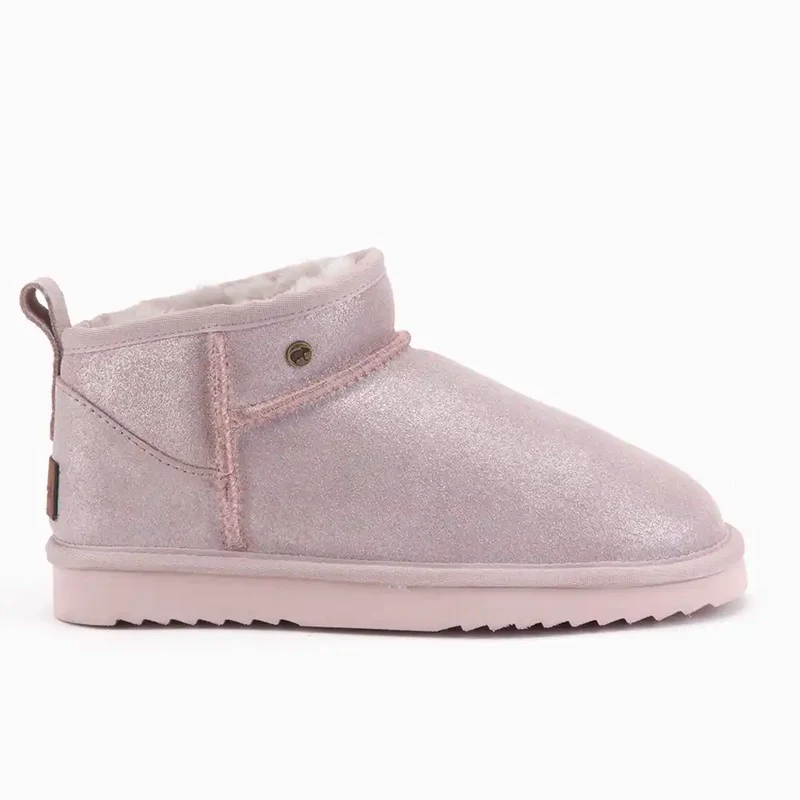 Durack Dames Suède Metallic Silver