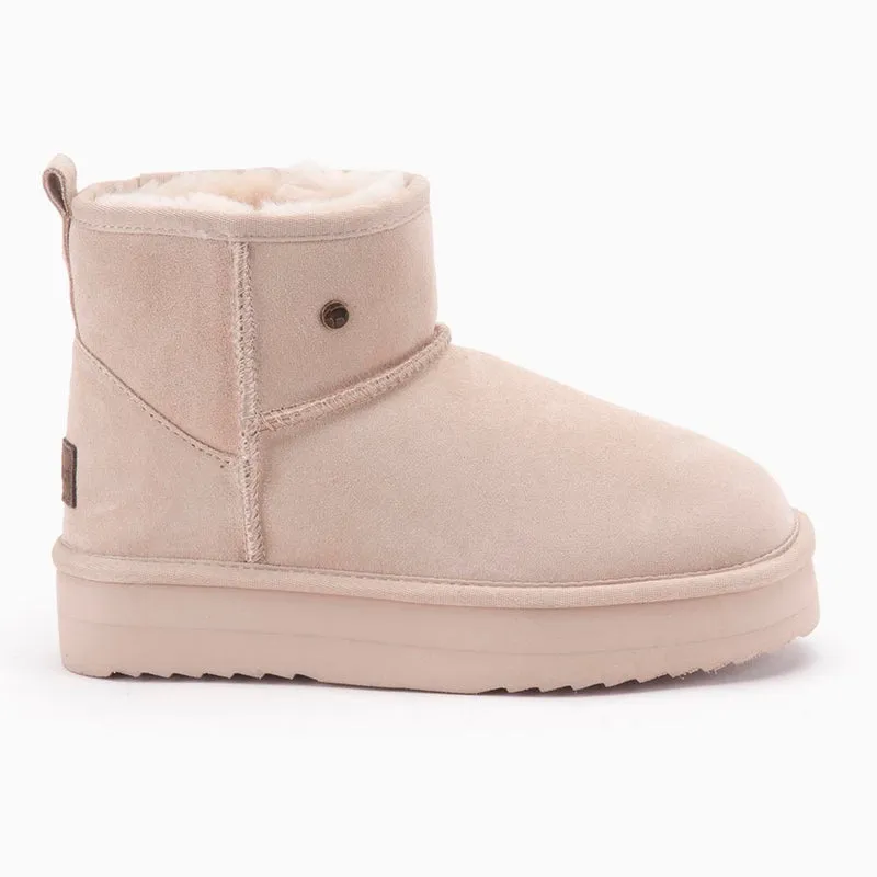 Wallaby Dames Suède Plateau Blush