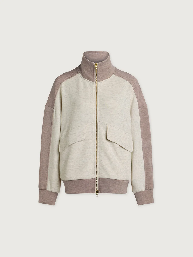 Garcia Two-Tone Zip-Through Sweat
