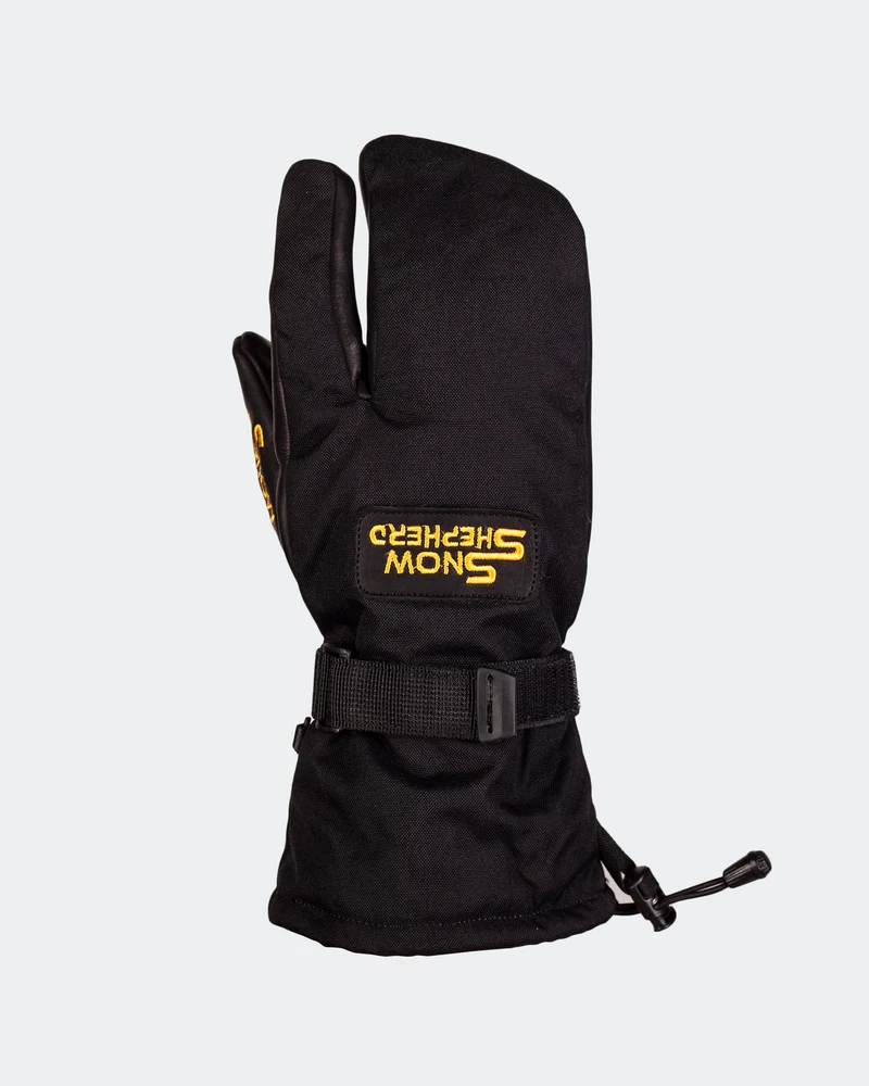 3-Finger Handschoenen - Zwart