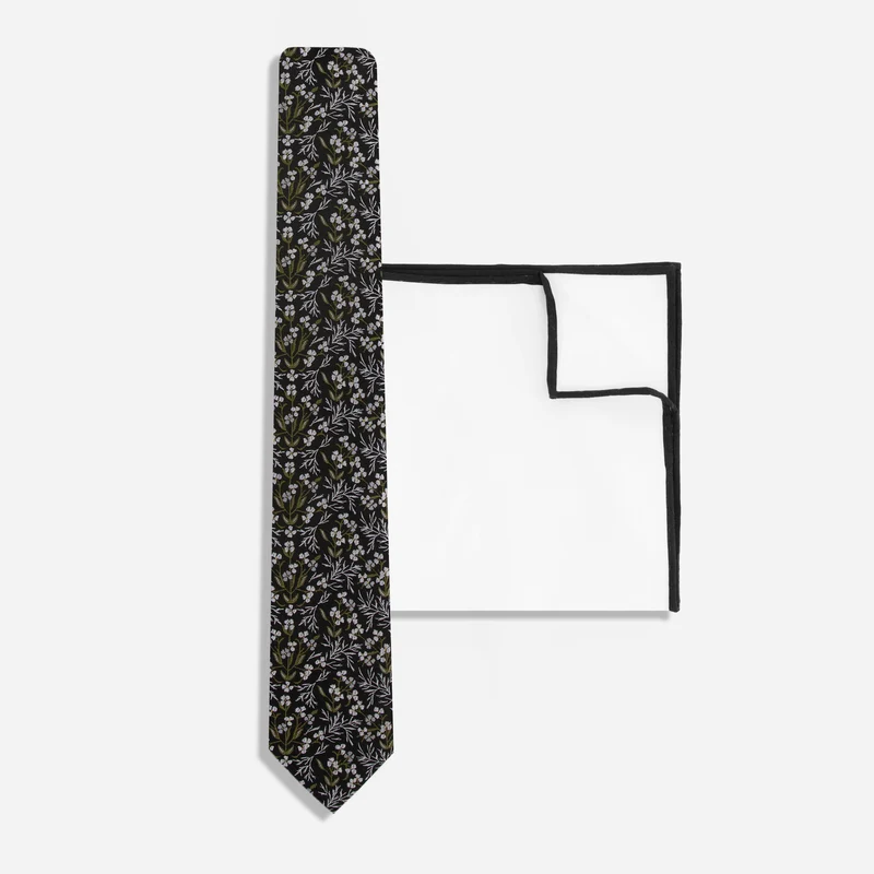 Kelly Ventura Primrose Black Tie Set