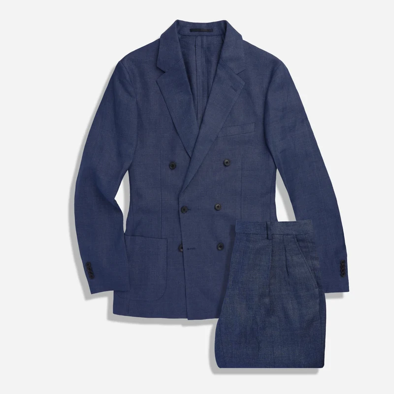 The Dearborn Linen Indigo Suit