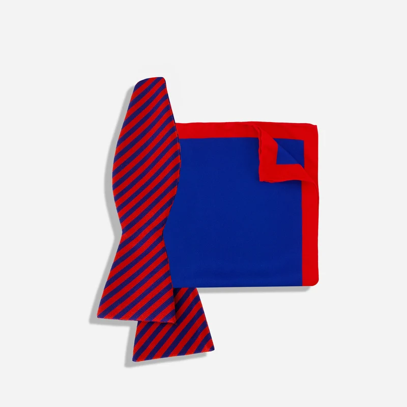 Alma Mater Heritage Red Bow Tie Set