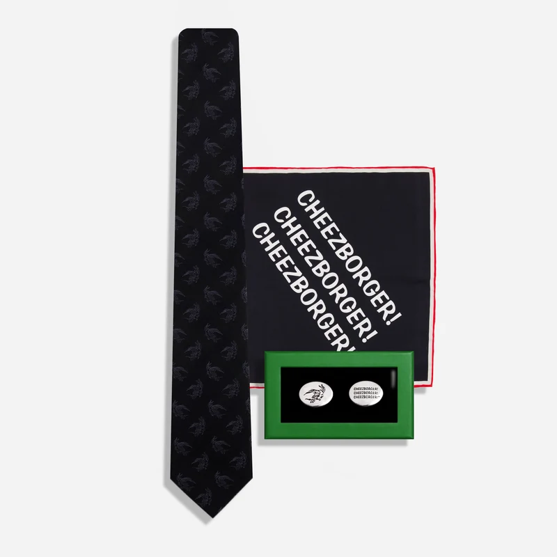 Billy Goat Tavern Cheezborger Tie Set