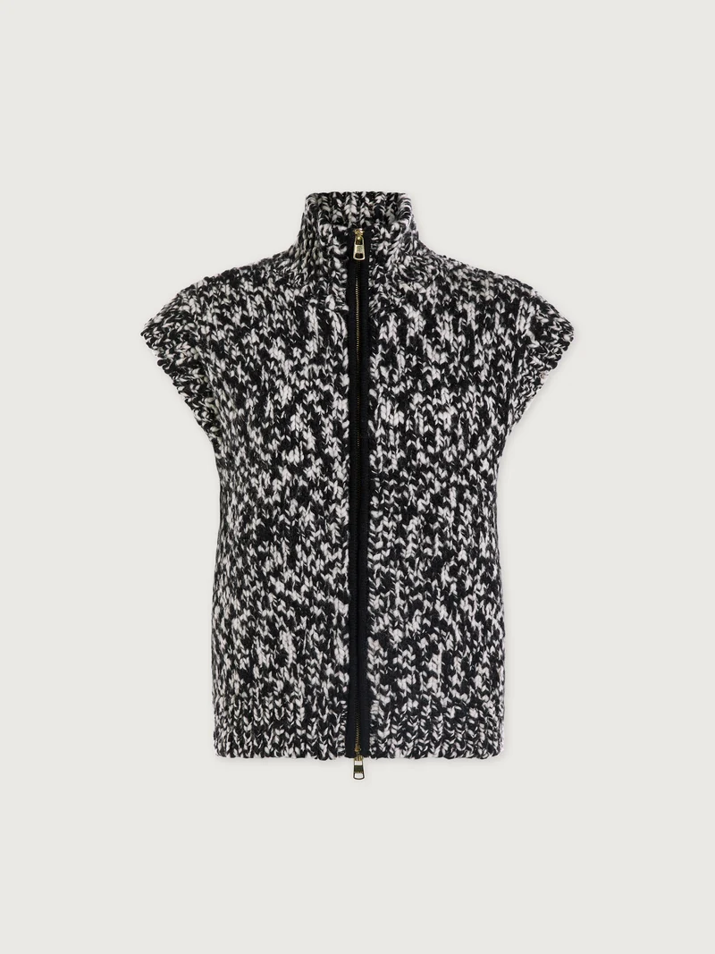 Sandy Zip Through Knit Gilet