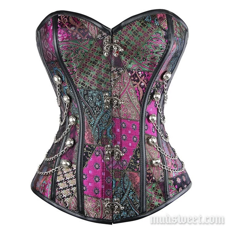 Fairycore sweetheart halslijn metalen ketting tube top