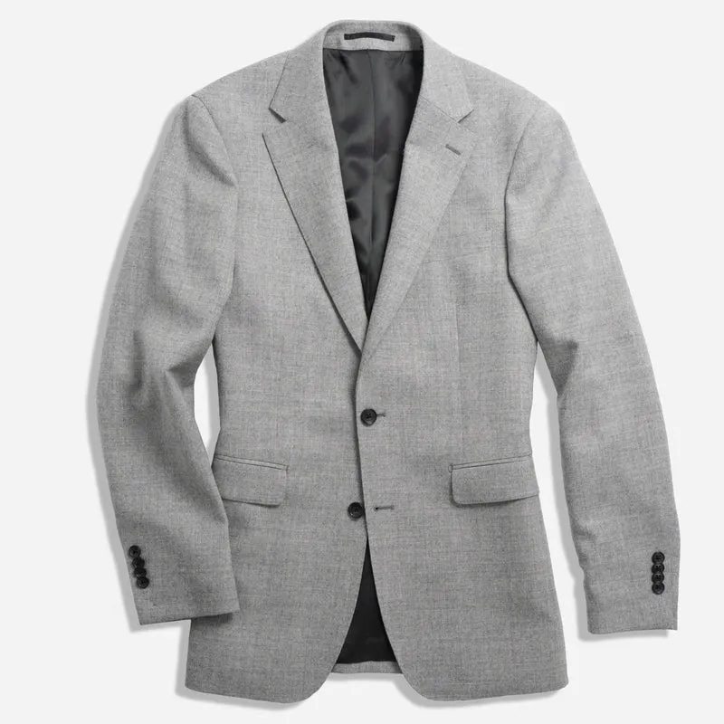 The Lakeshore Wool Flannel Grey Jacket