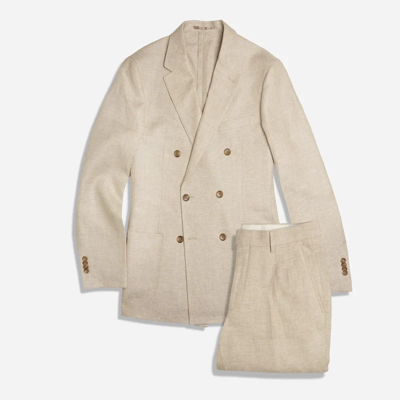 The Dearborn Linen Oatmeal Suit