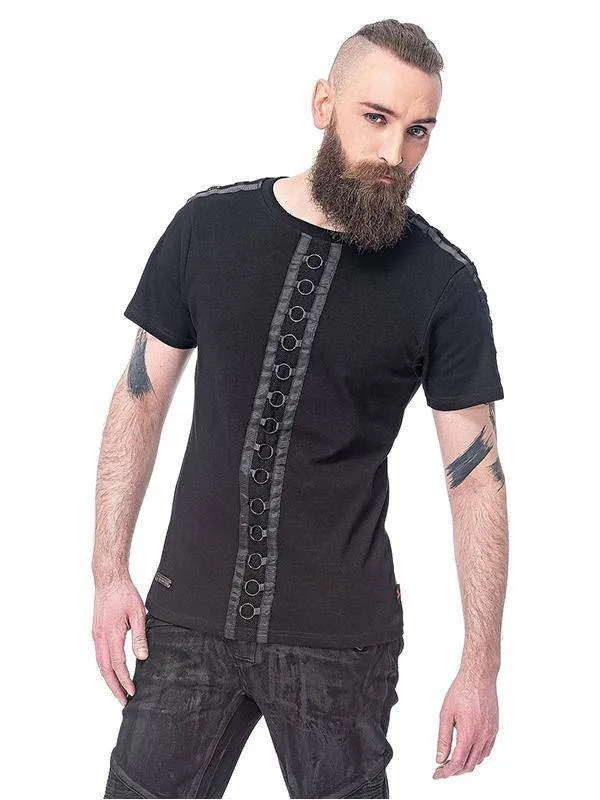 Stylish Black Cotton Top by Queen of Darkness - 100% Cotton for Ultimate Comfort