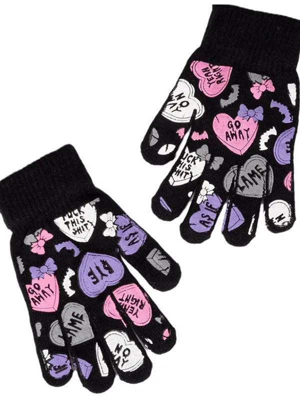 Creepy Candies Gloves - Comfortable Stretchy Polyester & Elastane for Stylish Wear