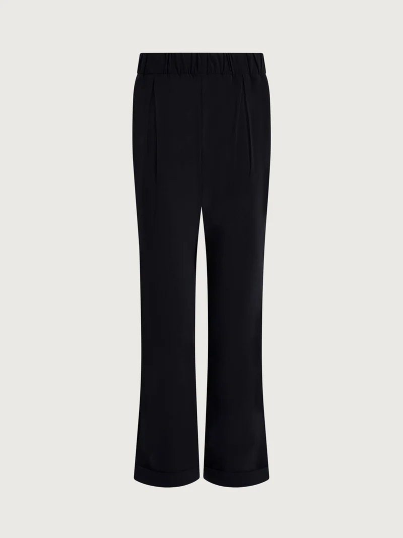 Lightweight Stretch Wide Leg Travel Pant Long