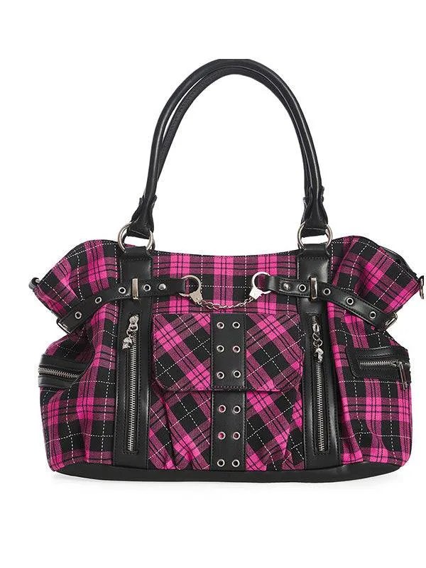 Rise Up Bag - Polyester Faux Leather With Adjustable Shoulder Strap And Multiple Pockets