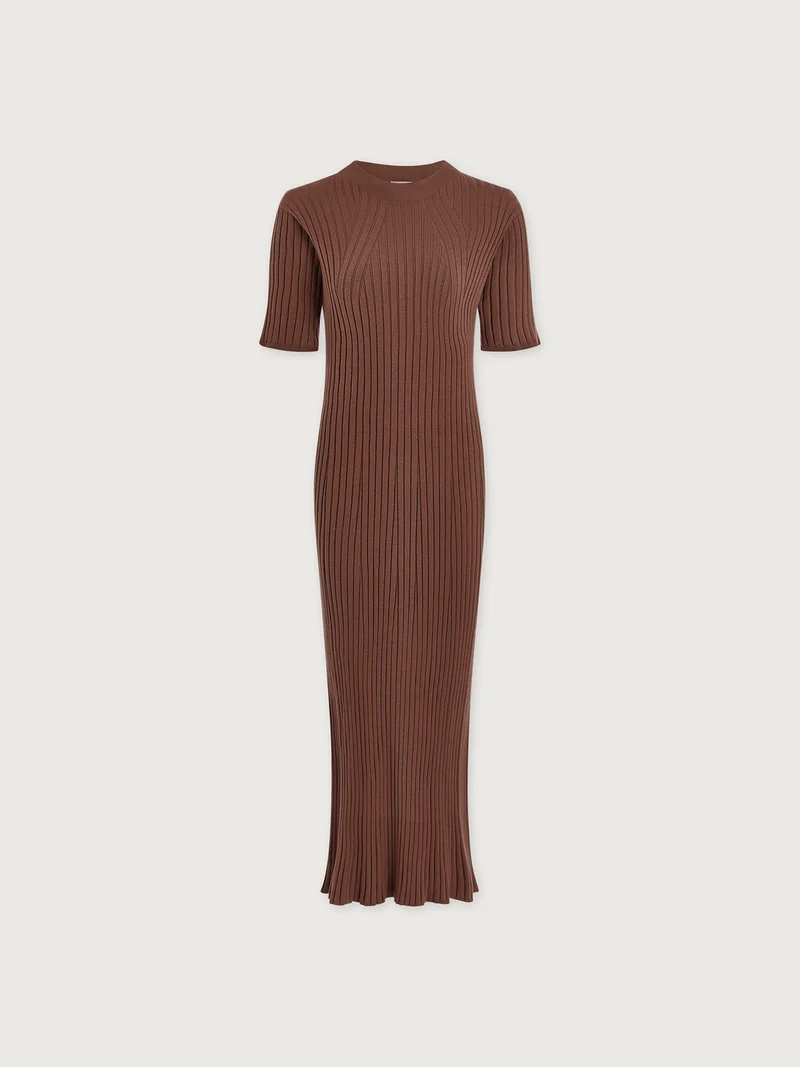 Maeve 2.0 Rib Knit Midi Dress