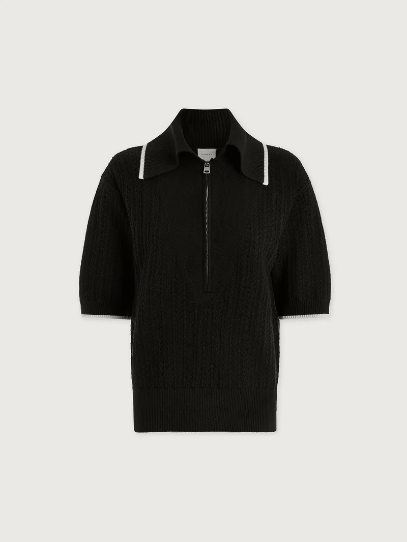 Arney Half Zip Knit Polo
