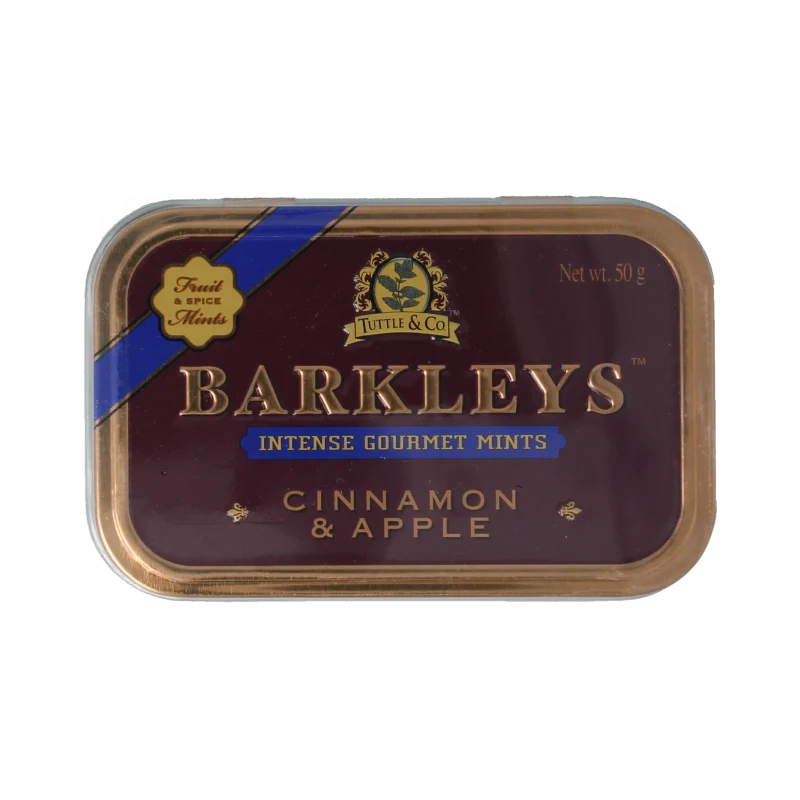 Barkleys Mints cinnamon & apple 50 gram