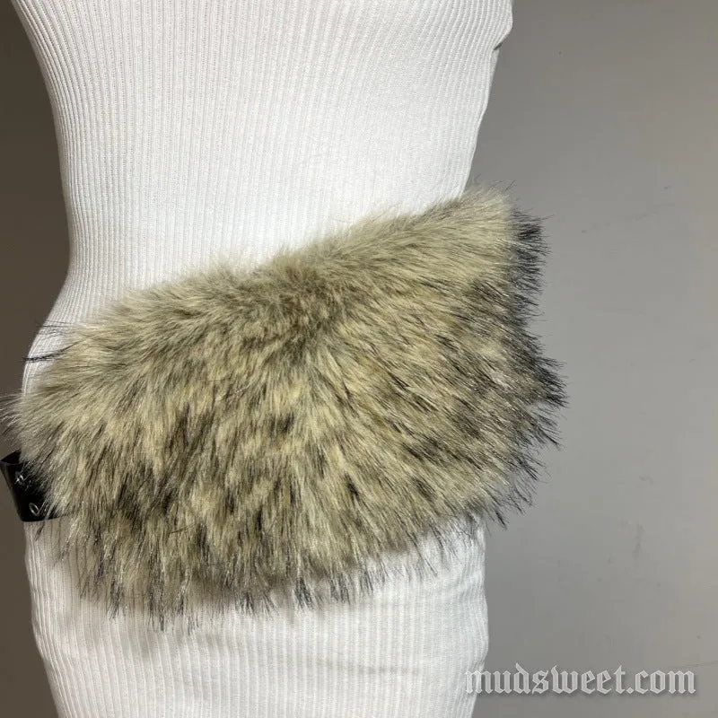Grunge pluizige verloop uitgeholde riem