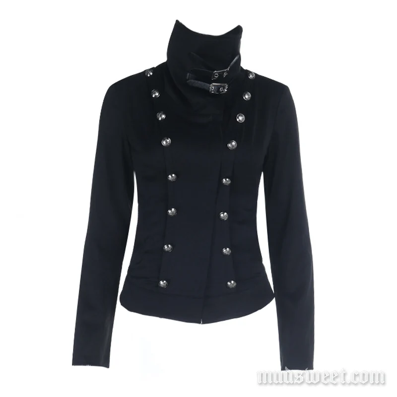 Fairycore long sleeve high neck lace up top