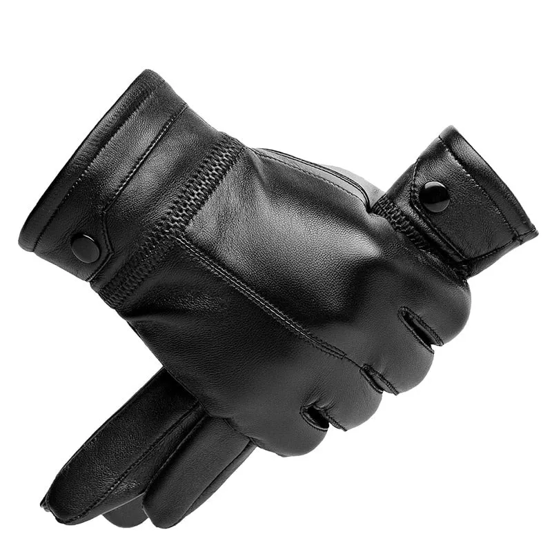 Elegante leren handschoenen