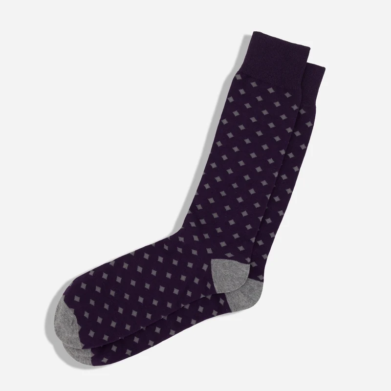 Eggplant Dress Socks