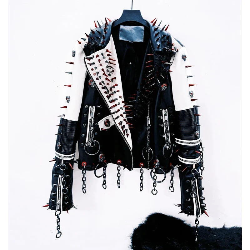 Gotische metalen kettingjas top