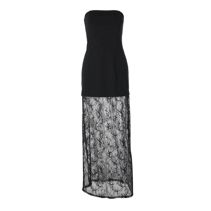 Fairycore kanten mouwloze maxi-rok set