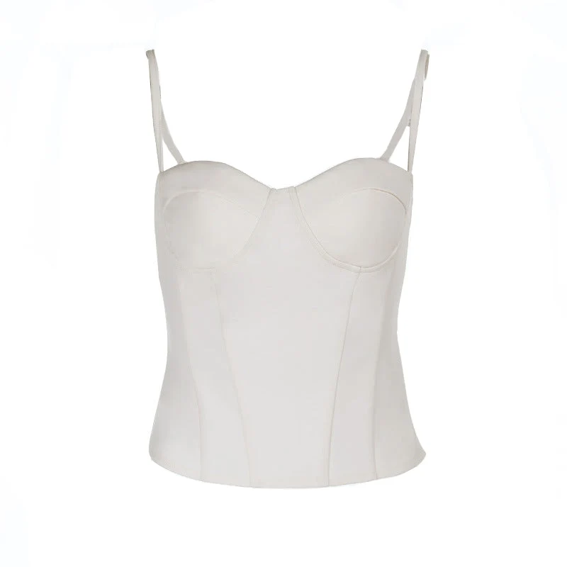 Grunge sweetheart neck cami top