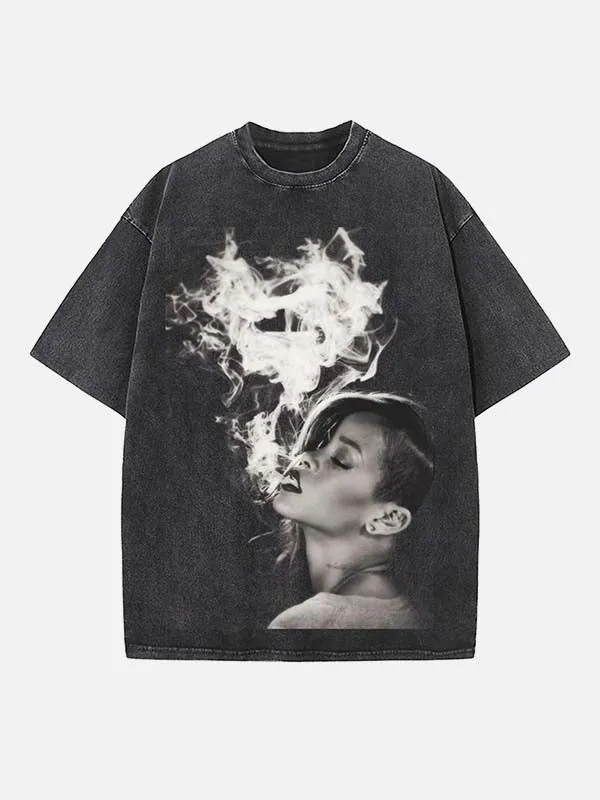 Vintage T-shirt met Mystic Smoke-ontwerp